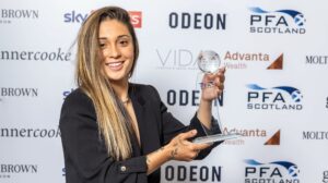 Priscila Chinchilla es electa Jugadora del año en Escocia. Fuente Concacaf (2022).